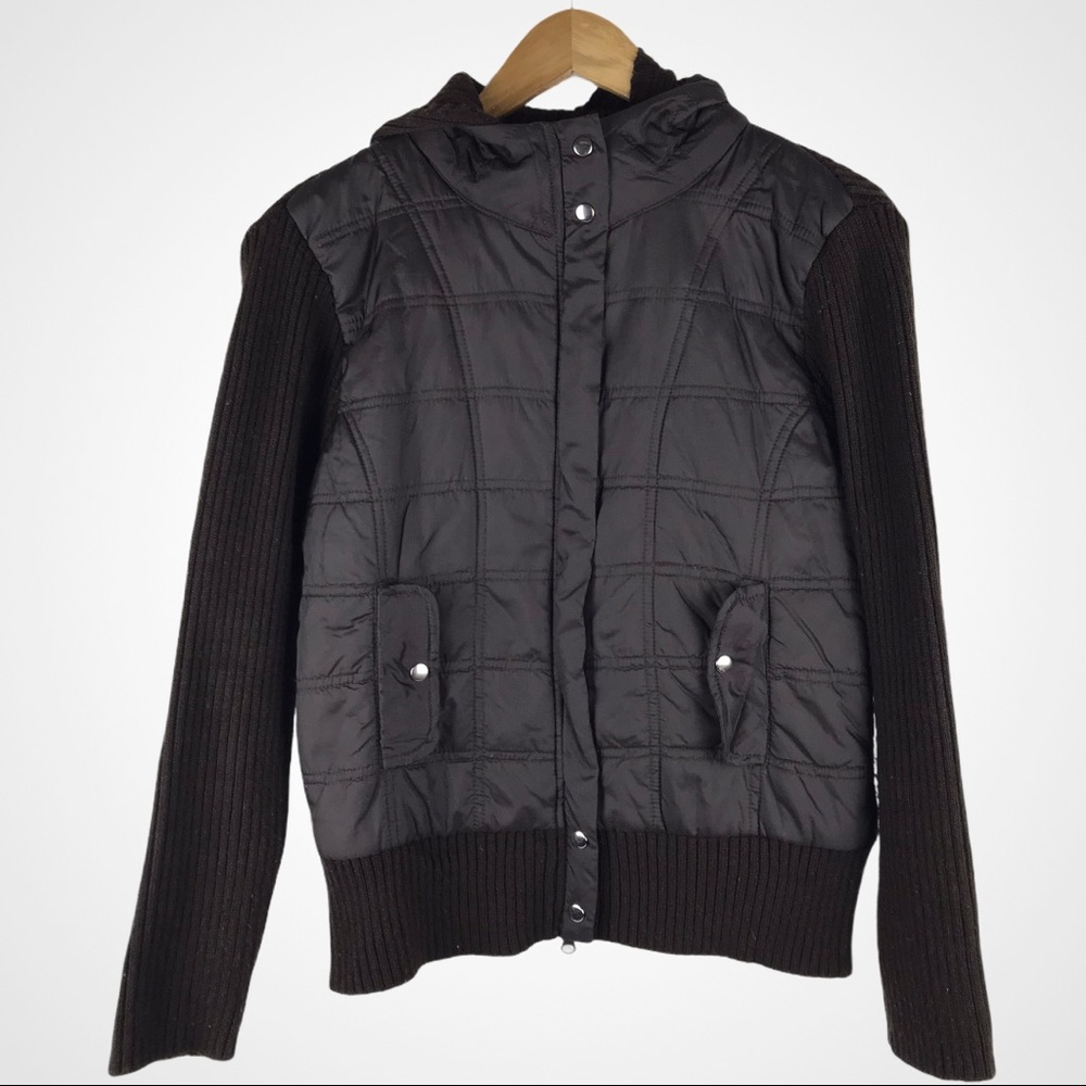 TakeOut Girls Brown Hooded Jacket